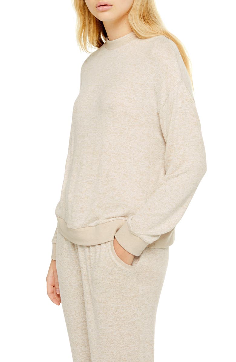 Topshop Supersoft Sweatshirt, Alternate, color,
