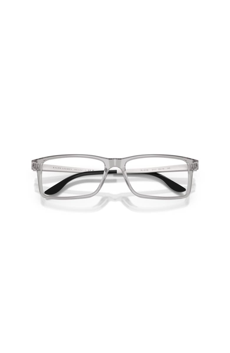 Ralph Lauren 55mm Rectangle optical glasses, Alternate, color, Grey