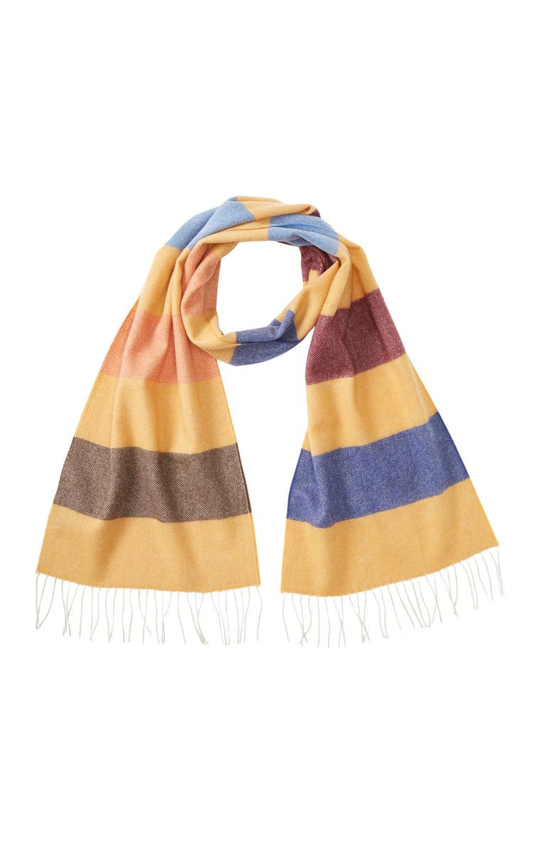 Chelsey Candy Stripe Cashmere Scarf, Main, color, 