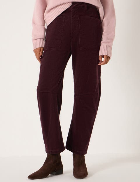 Cordi Barrel Leg Cord Pants
