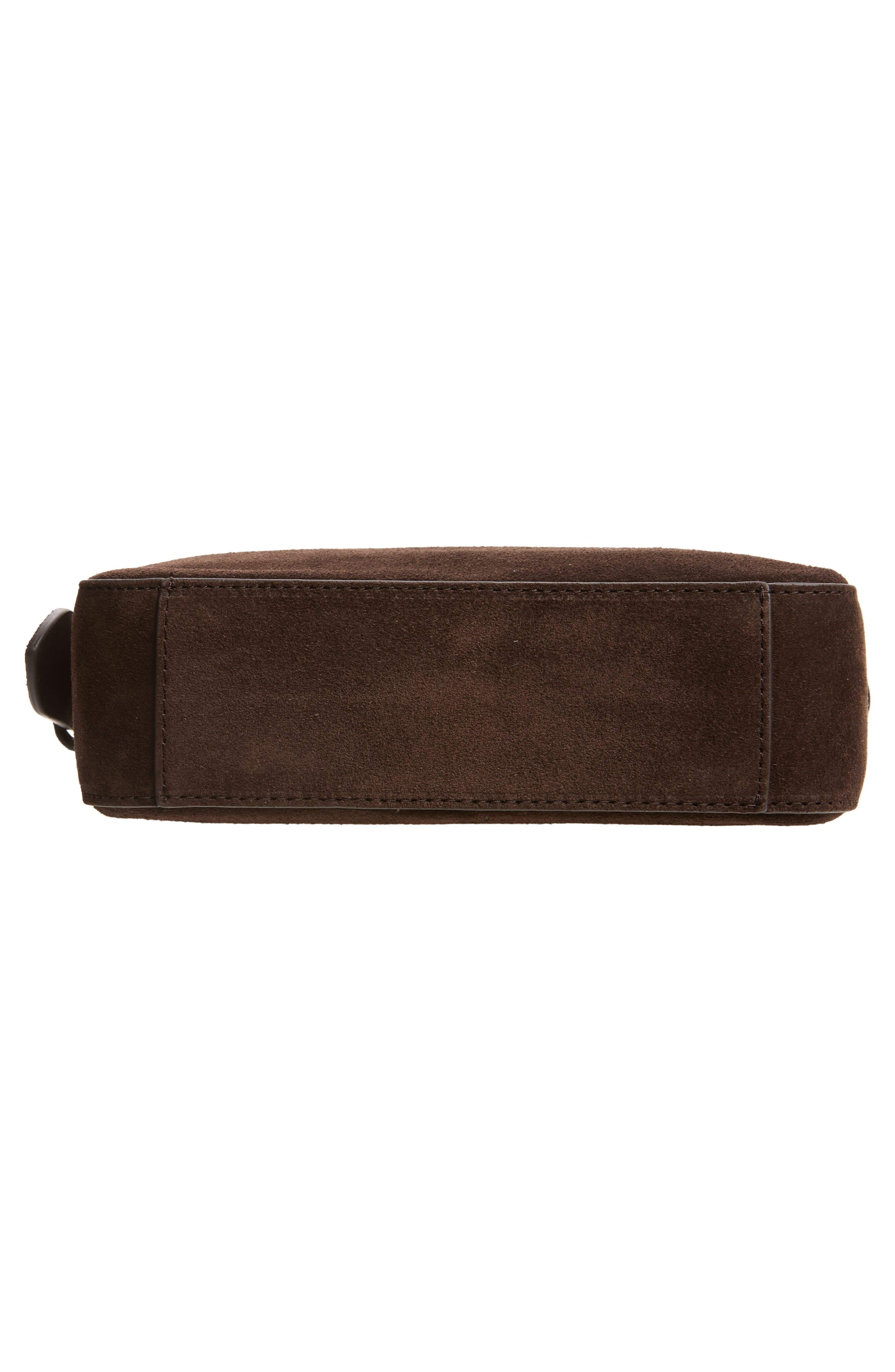 Tally Studded Suede Shoulder Bag, Alternate, color, TMORO
