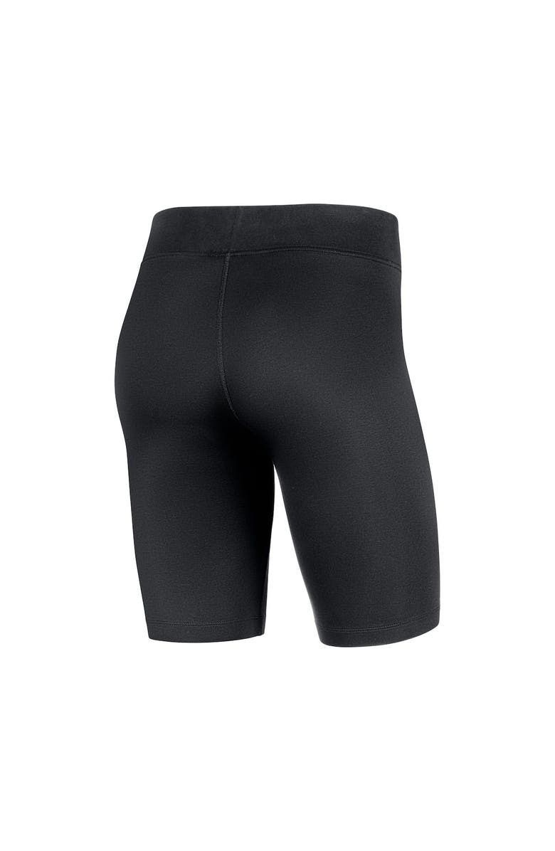 Nike Women's Nike Black Michigan Wolverines Essential Tri-Blend Bike Shorts, Alternate, color, 