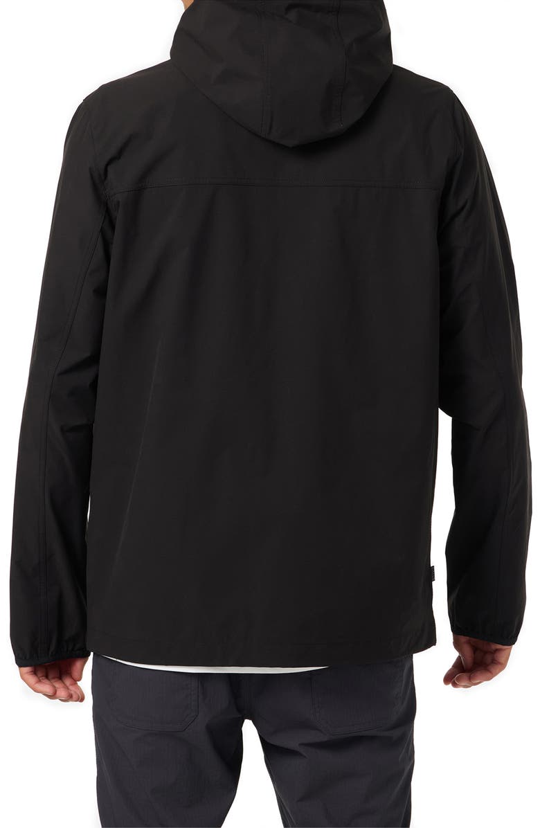 O'Neill TRVLR Hooded Water Repellent Jacket, Alternate, color, Black