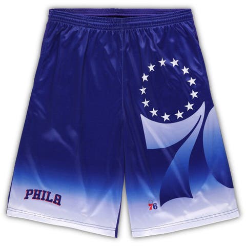 Men's Fanatics Branded Royal Philadelphia 76ers Big & Tall Graphic Shorts