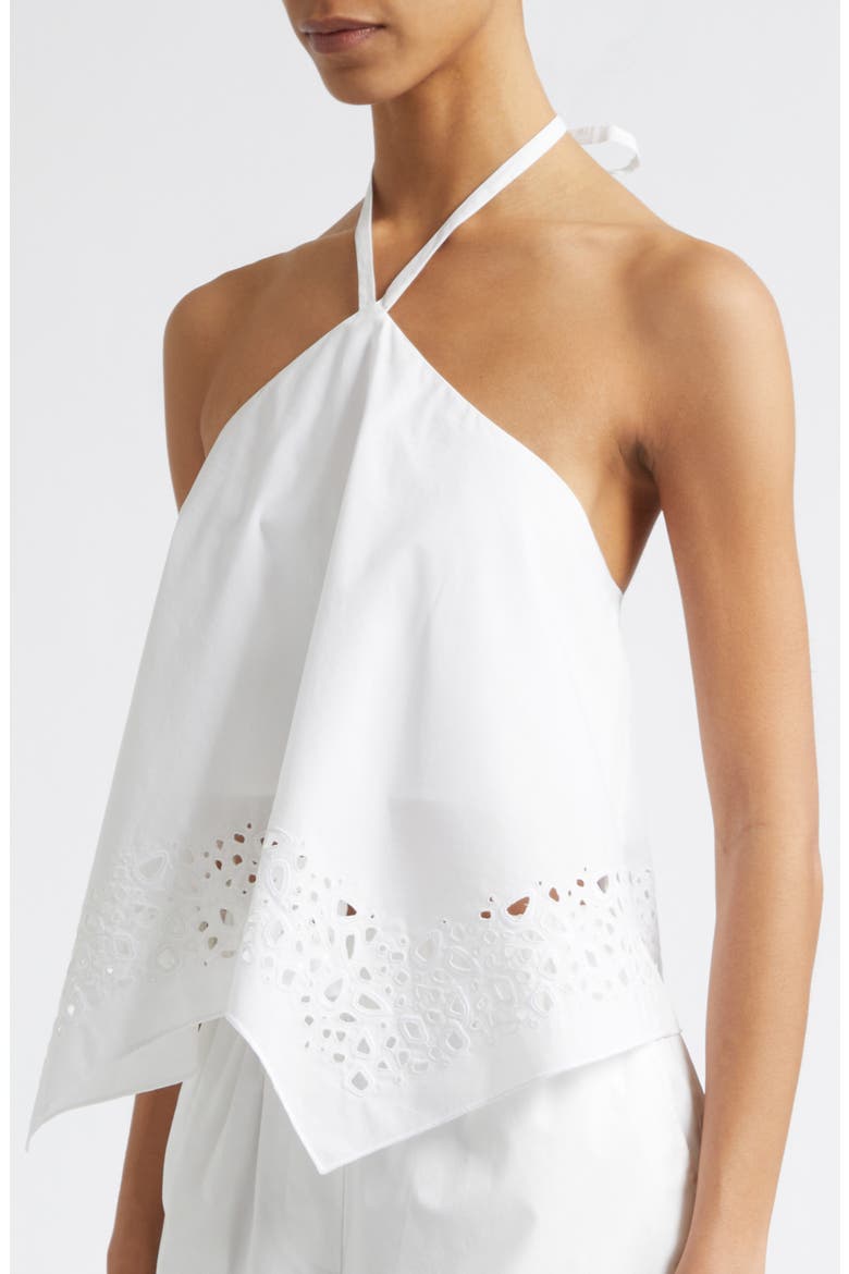 Aleia Halter Top, Alternate, color, WHITE