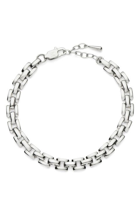 Timepiece Link Chain Bracelet