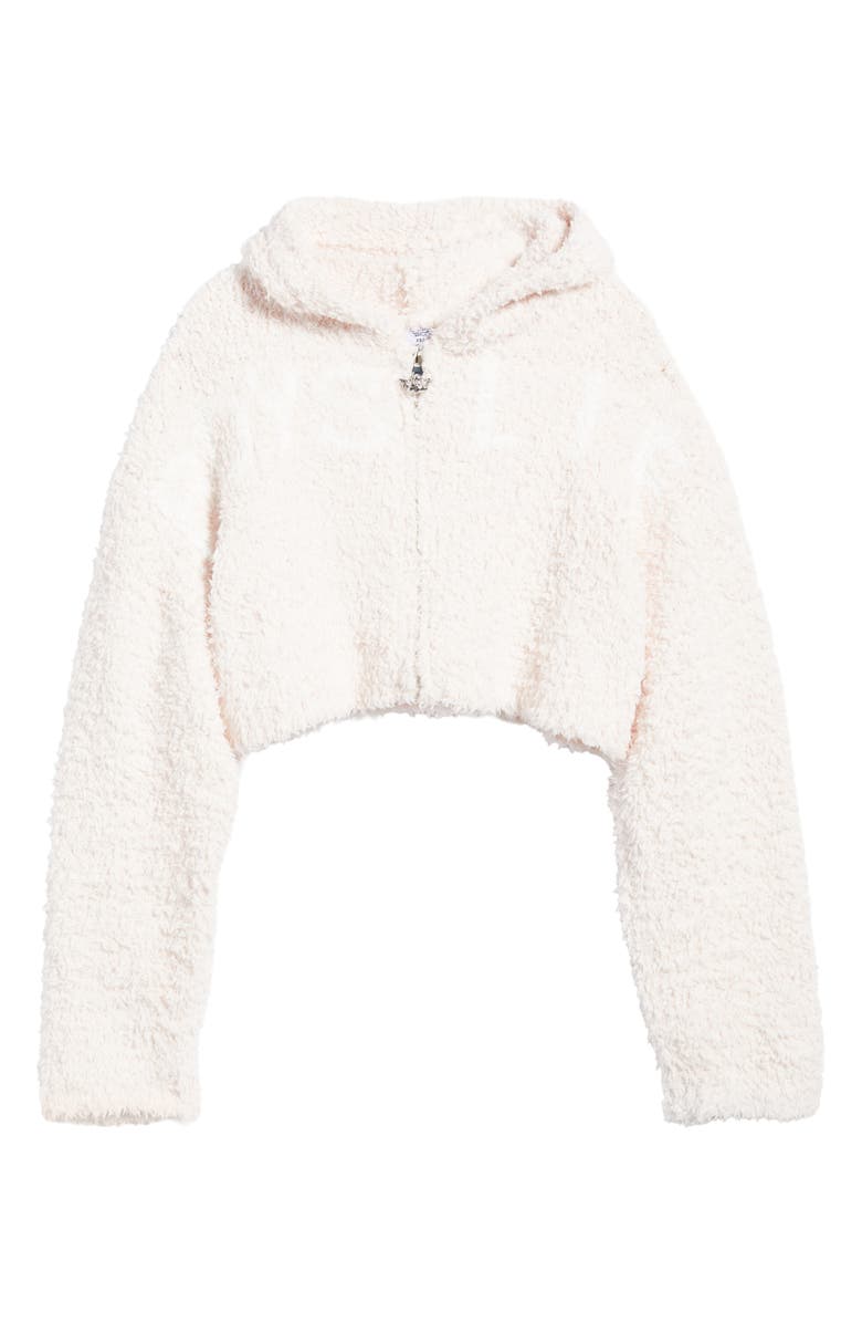 BOYS LIE Mami Alex Crop Zip Hoodie, Alternate, color, Pink