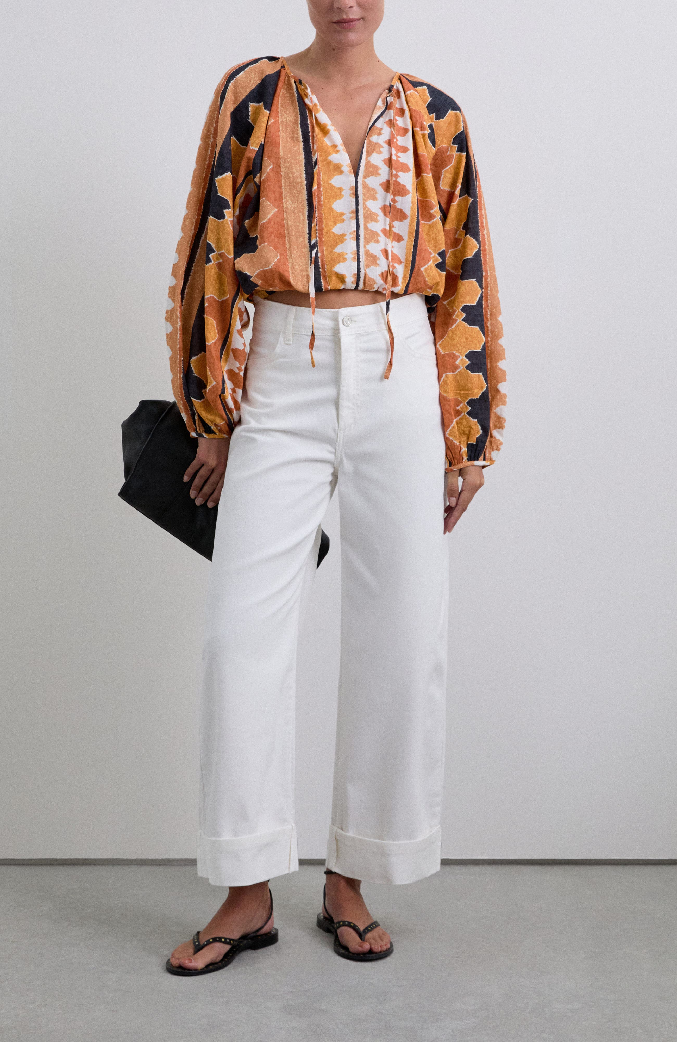 Folded Denim Pant - image 2