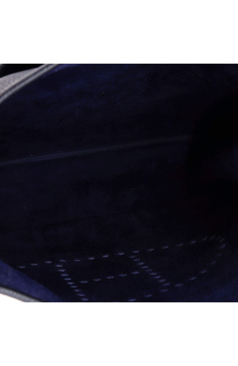 Pre-Owned Hermes Evelyne Bag Gen III Clemence GM, Alternate, color, Bleu Nuit