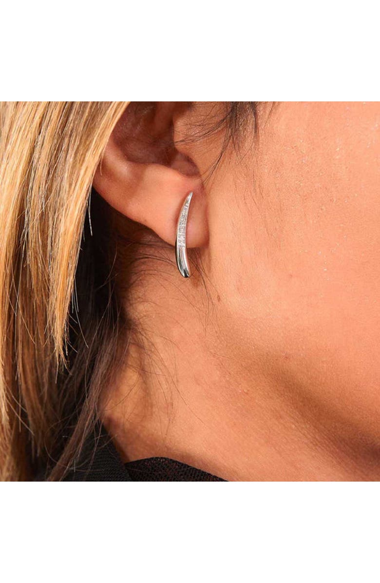 Lucy Quartermaine Skinny Drip Long Studs, Alternate, color, Sterling Silver