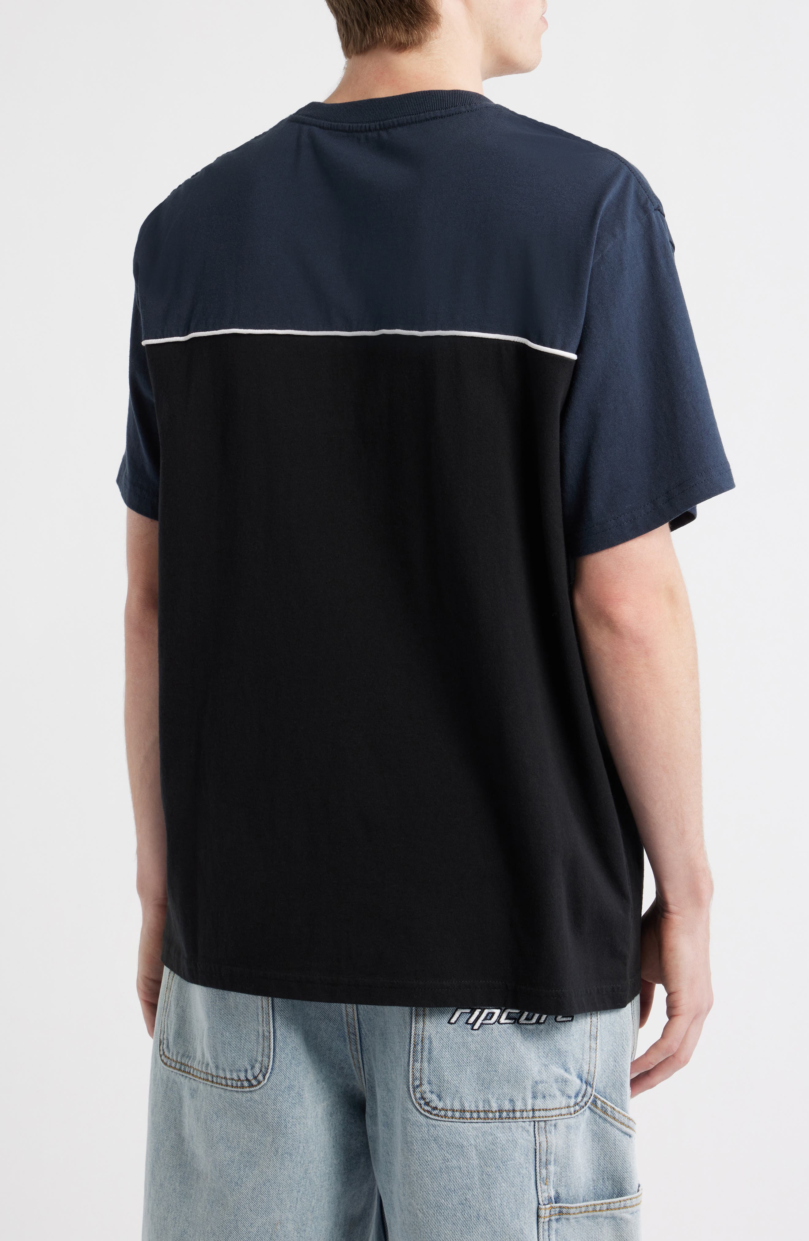 Halfa Panel Cotton T-Shirt - image 4