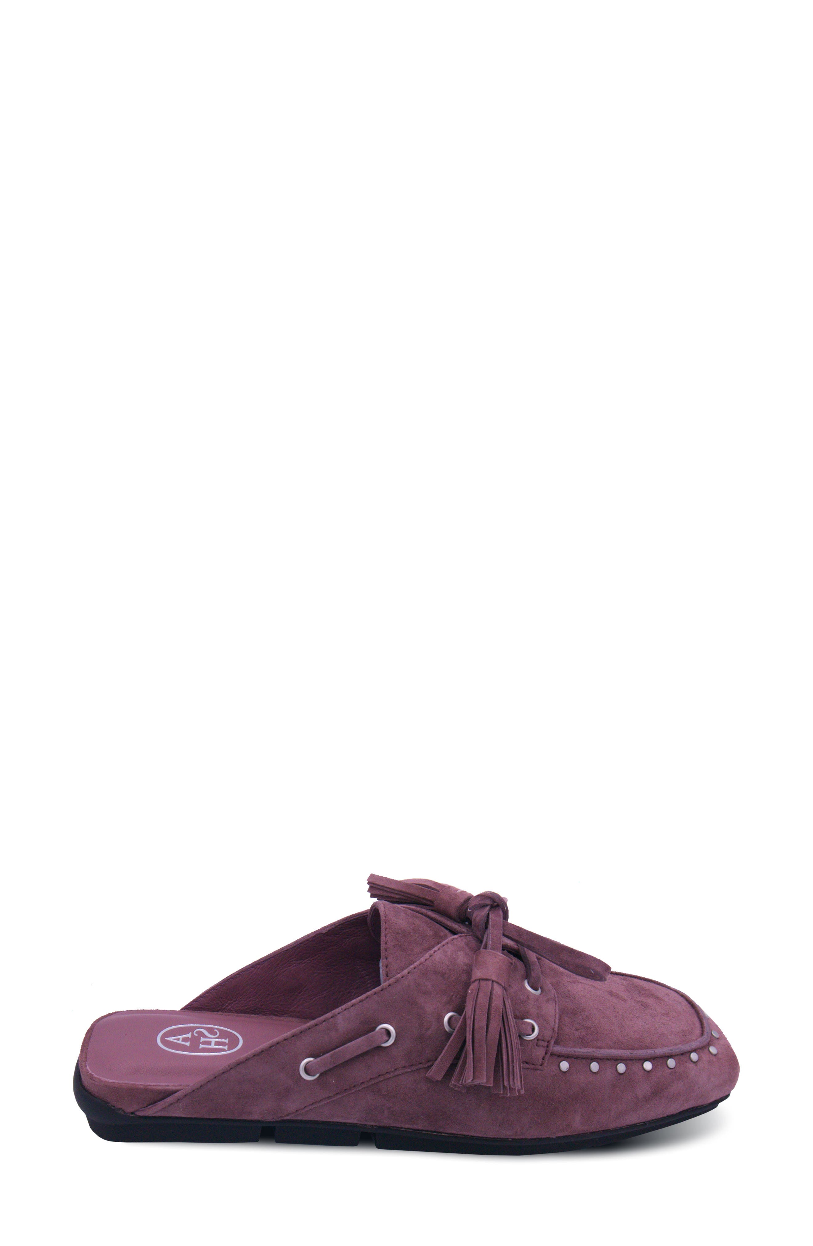 Bavaria Studded Lace-Up Mule, Alternate, color, ROSE BROWN