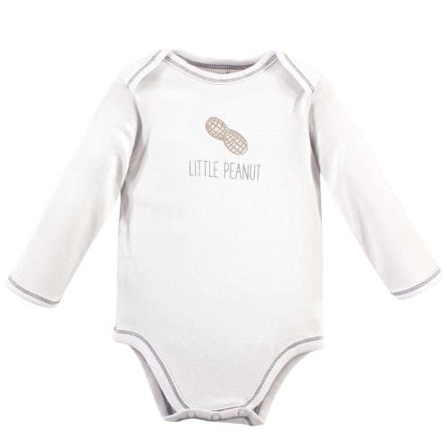 Touched By Nature Organic Cotton Long-sleeve Bodysuits In Multi