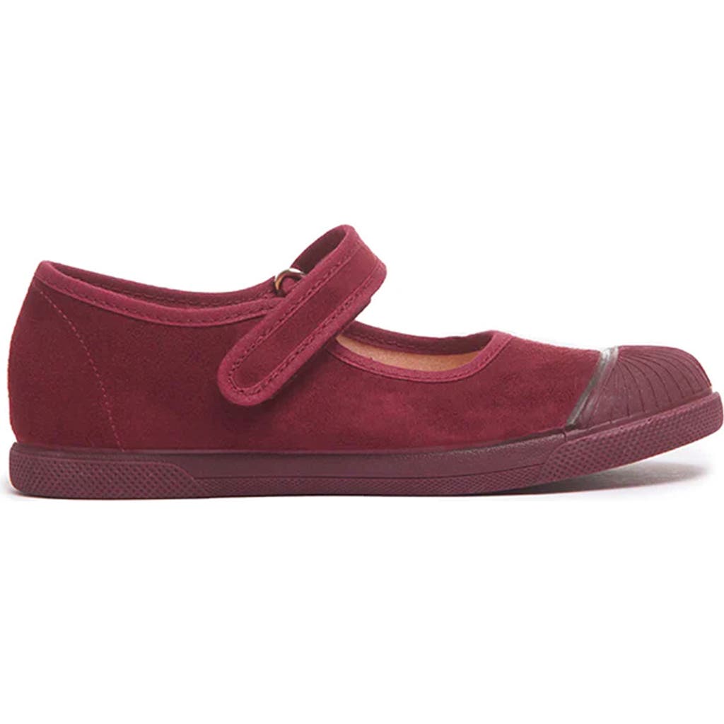 CHILDRENCHIC Kids' Cap Toe Mary Jane Sneaker in Burgundy  product
