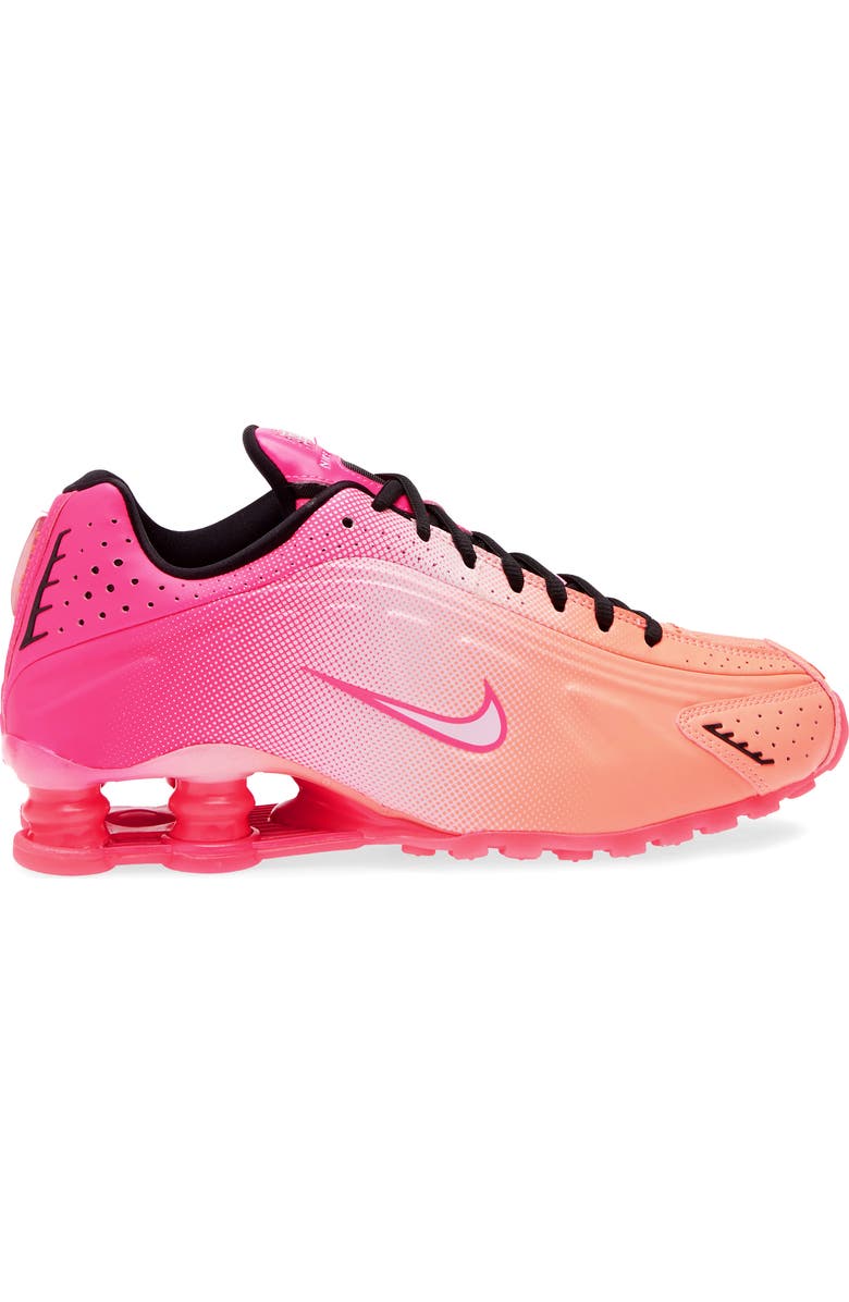 Nike Shox R4 Sneaker, Alternate, color, Hyper Pink/ Pink Foam/ Black