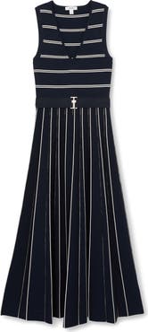 Reiss Mallory Mixed Stripe Dress