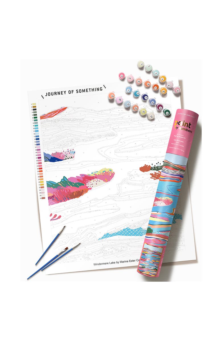 Journey of Something Paint By Numbers, Lake Windereme, DIY Painting Craft Kit, Main, color, Multicolored