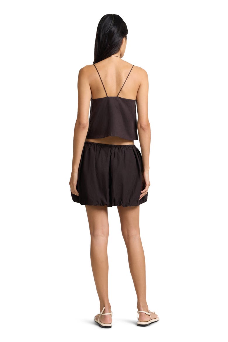 Air Linen Cami Top, Alternate, color, ESPRESSO