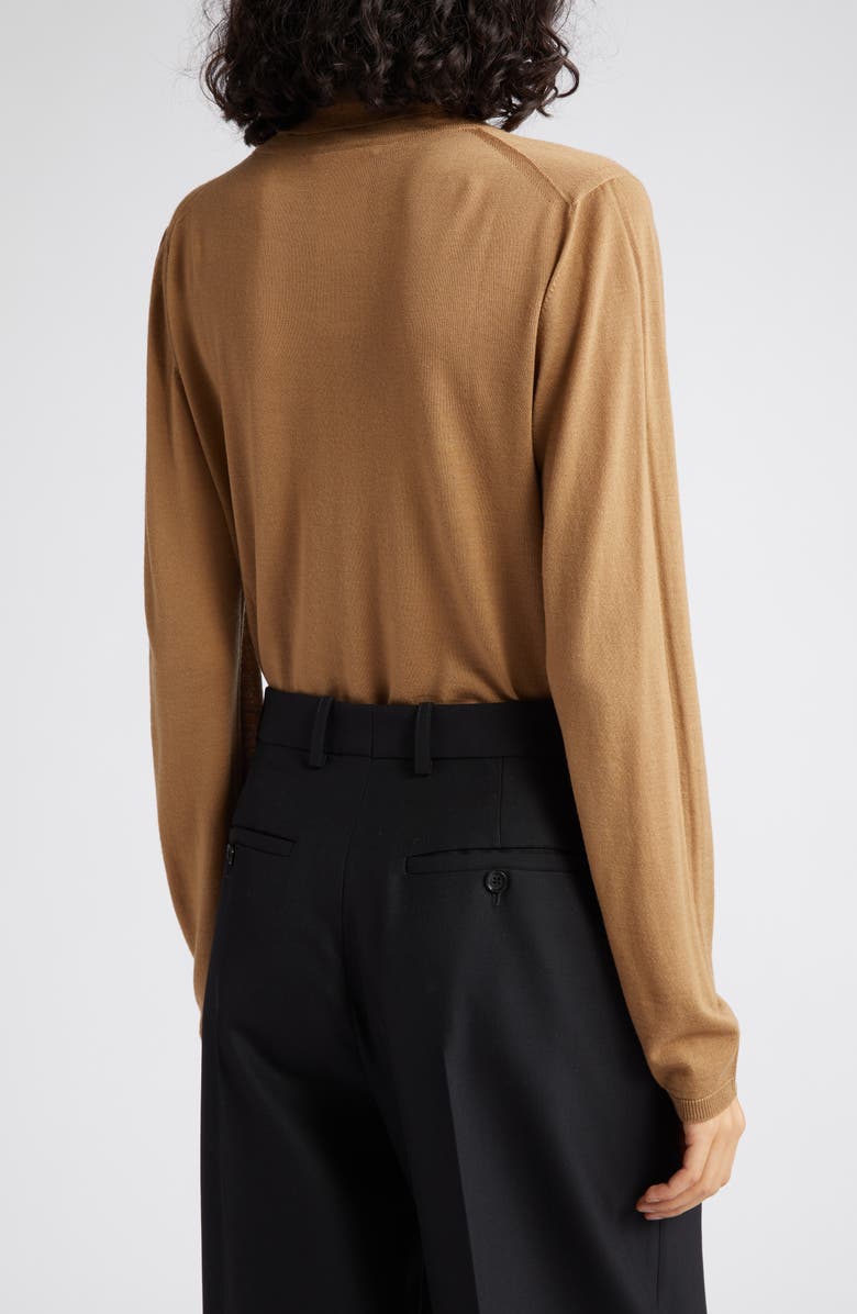 Max Mara Palos Virgin Wool Turtleneck Sweater, Alternate, color, 