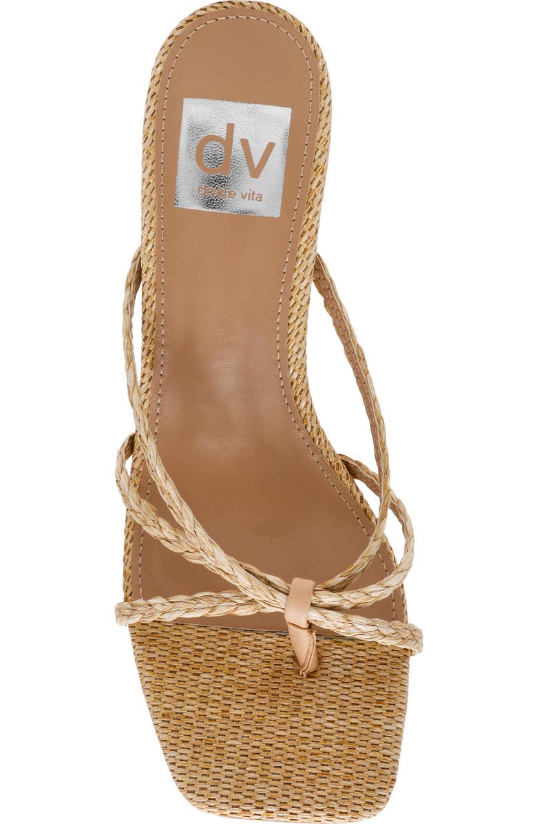 DV by Dolce Vita Zini Thong Heel, Alternate, color, Raffia