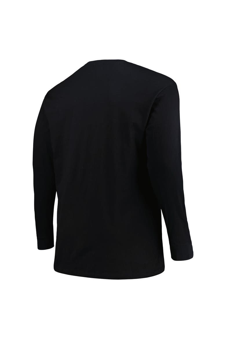 Men's Profile Black Oklahoma State Cowboys Big & Tall Pop Long Sleeve T-Shirt, Alternate, color, Black