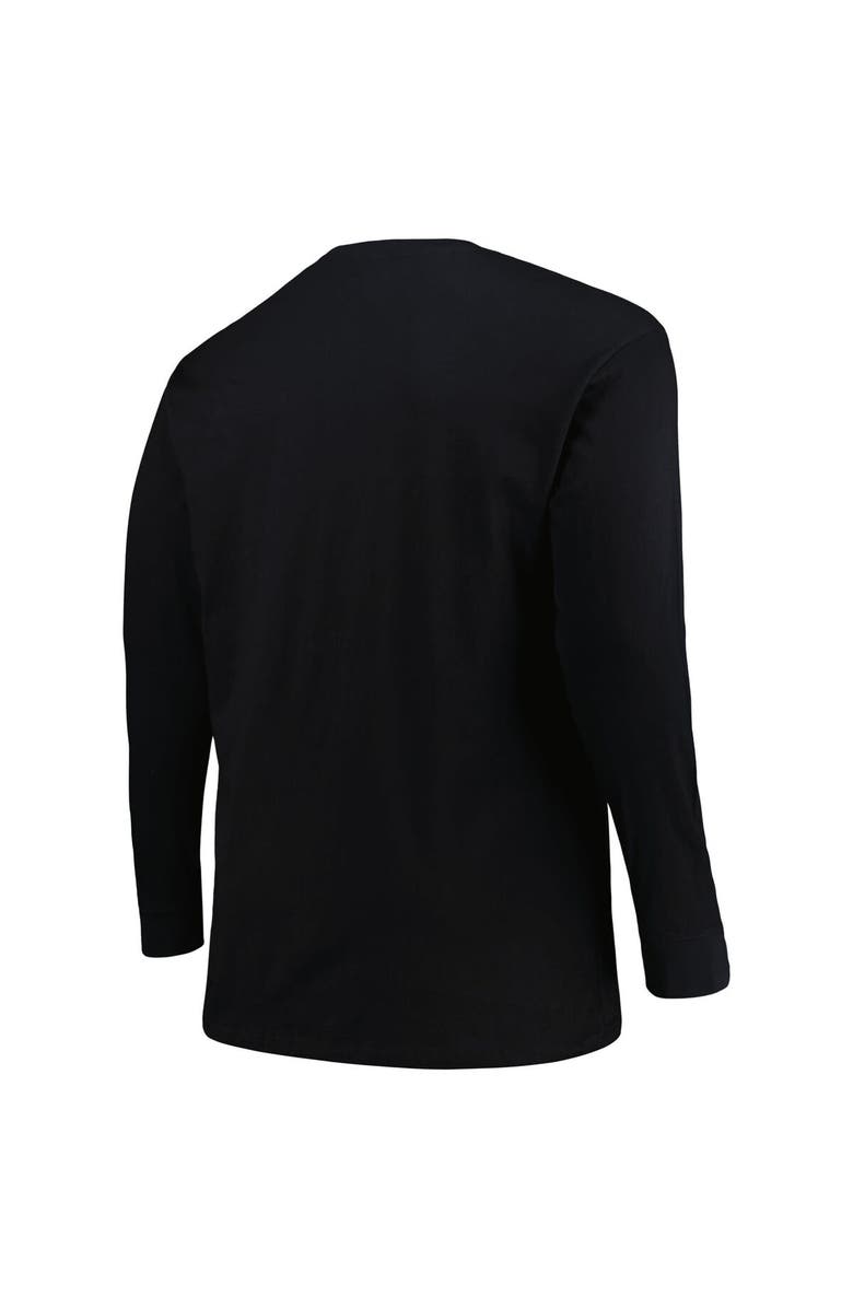 PROFILE Men's Profile Black Oklahoma State Cowboys Big & Tall Pop Long Sleeve T-Shirt, Alternate, color, Black