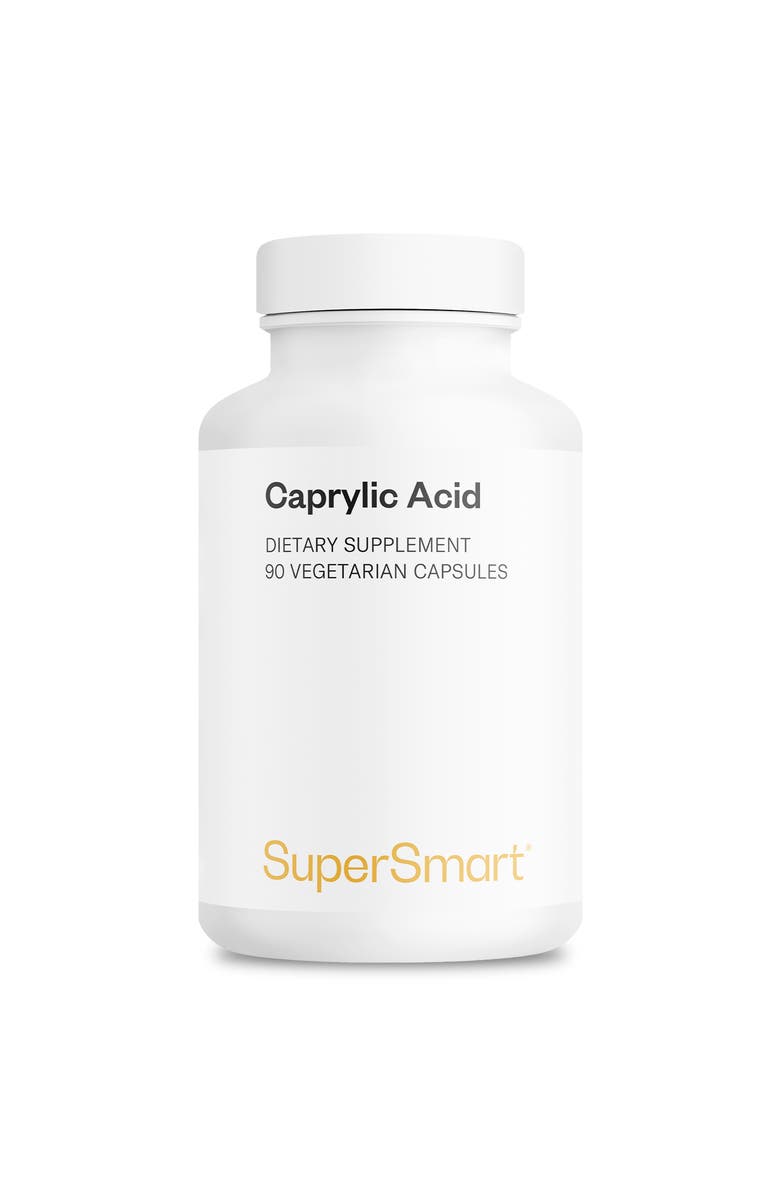 SuperSmart Caprylic Acid 1350mg per Day, Main, color, NO COLOR