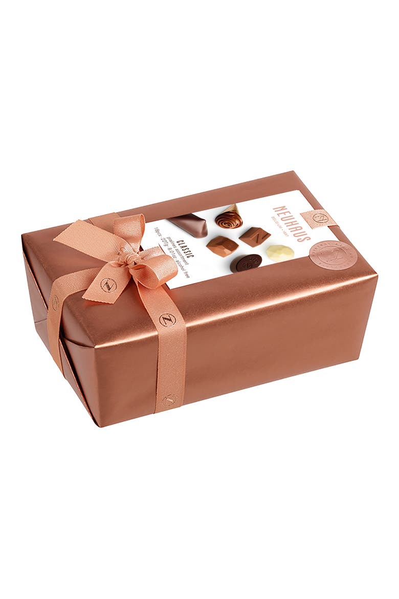 18-Piece Classic Praline Assortment Ballotin, Alternate, color, BROWN