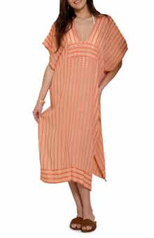 Striped Cotton Kaftan