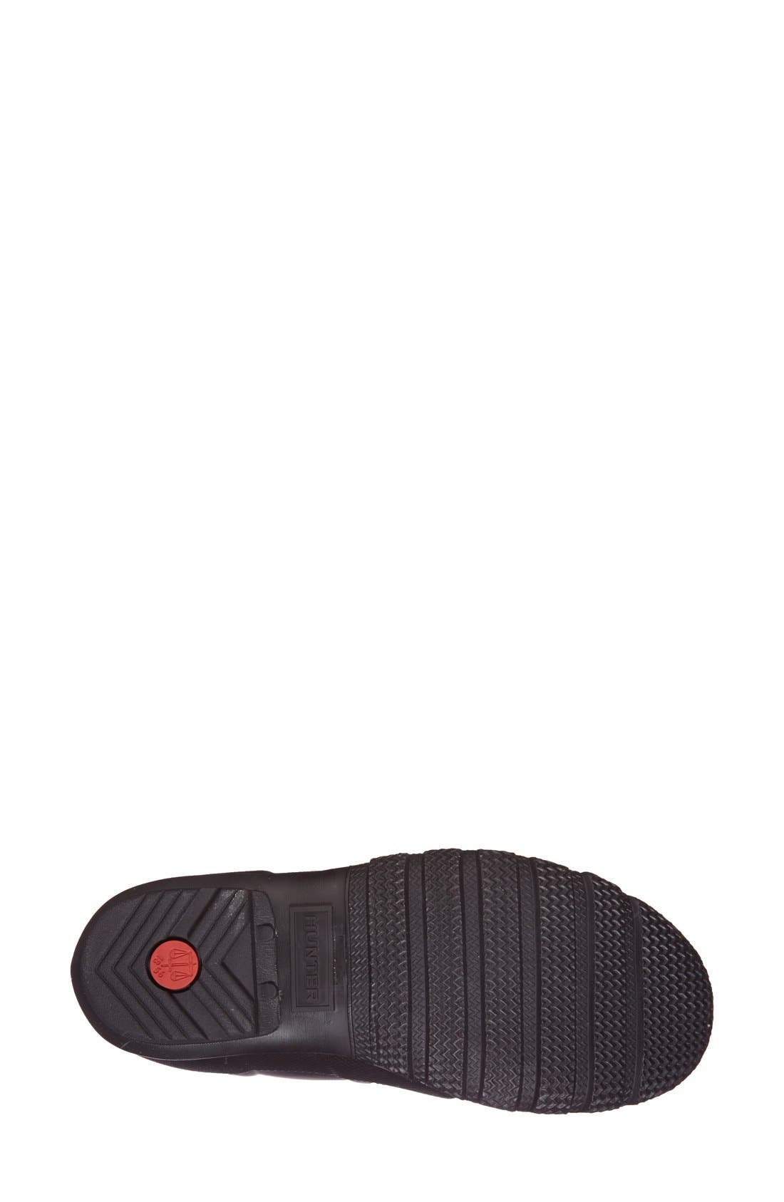 'Original' Lace-Up Rain Boot, Alternate, color, BLACK