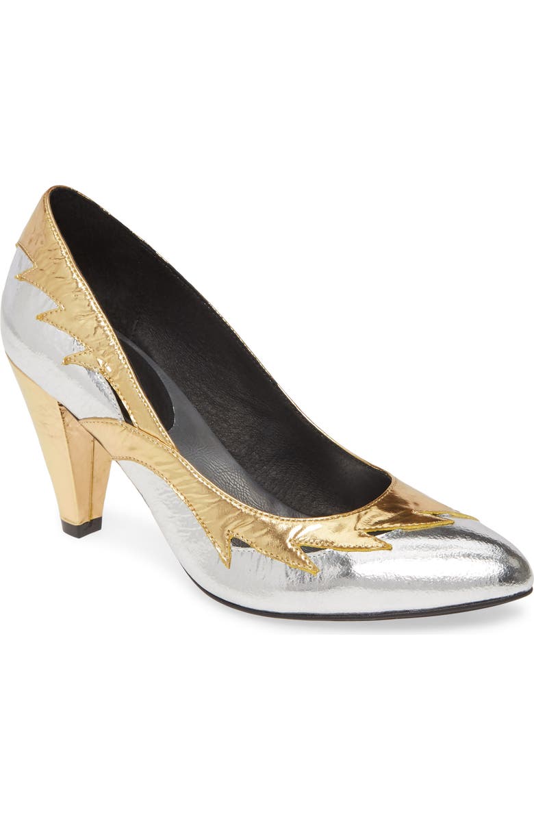 Jeffrey Campbell Cyndi Metallic Pump, Main, color,
