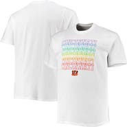 FANATICS Men's Fanatics Branded White Cincinnati Bengals Big & Tall City Pride T-Shirt