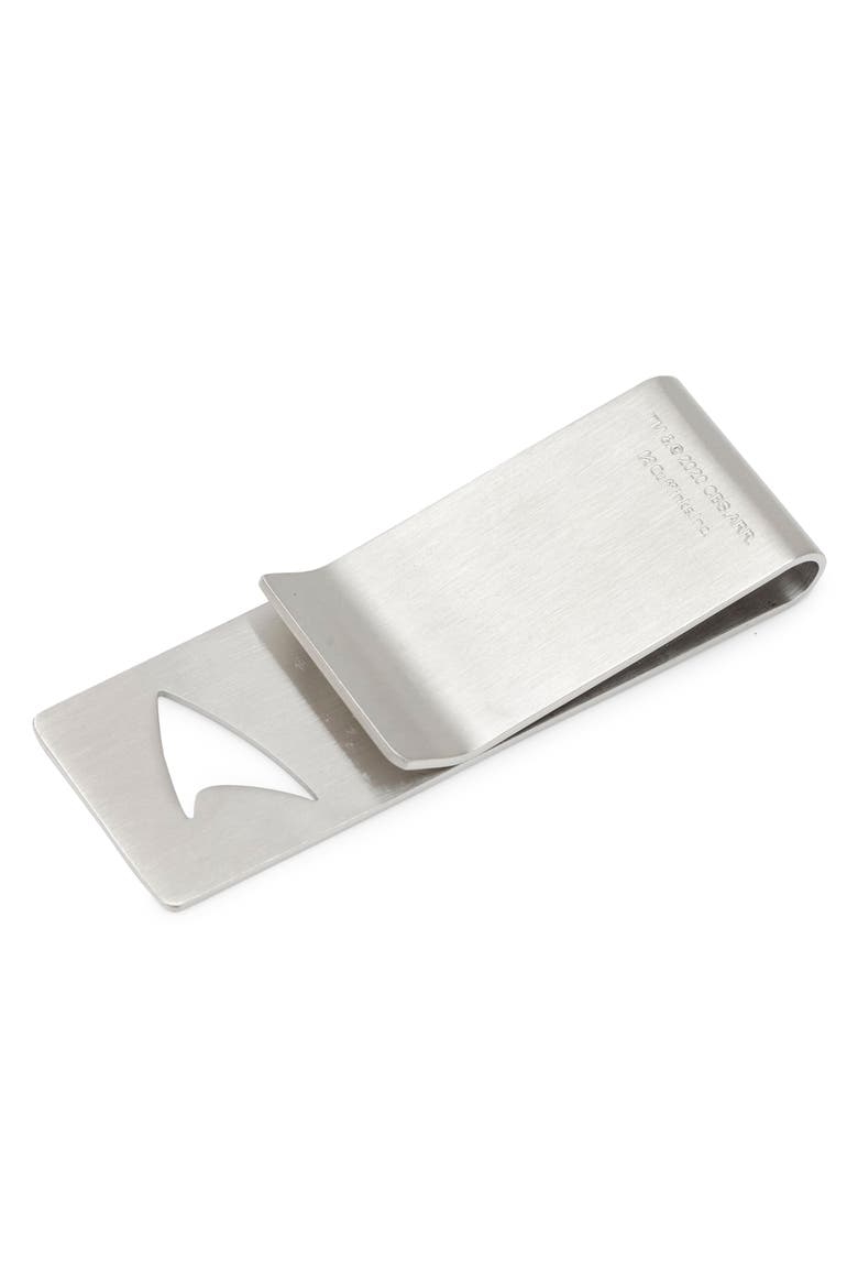 Delta Shield Money Clip, Alternate, color, SILVER