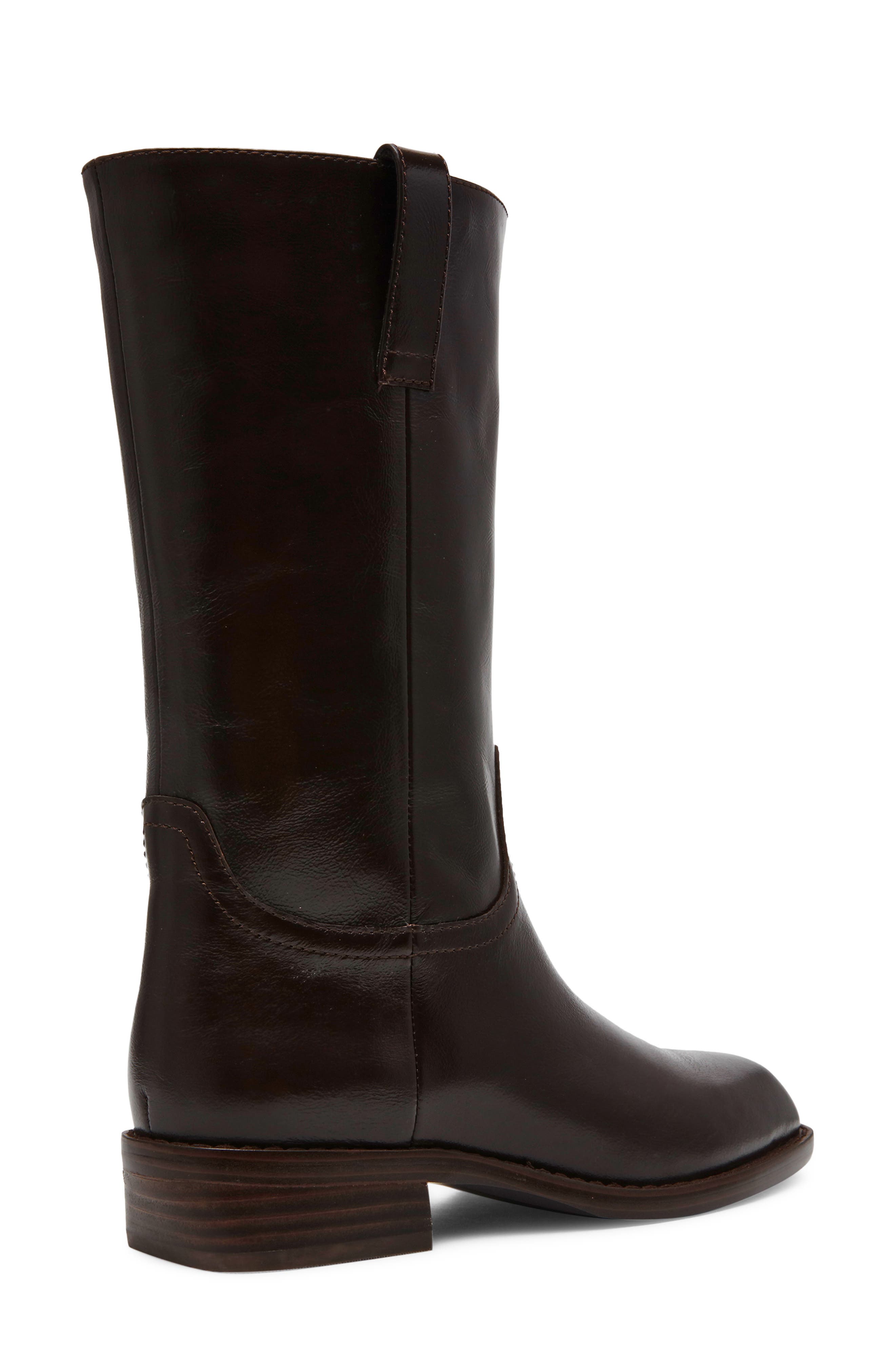 Primo Tall Leather Boot, Alternate, color, BROWN LEATHER