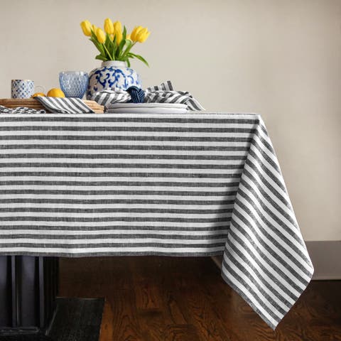 Linen Tablecloth - Amalfi Stripe