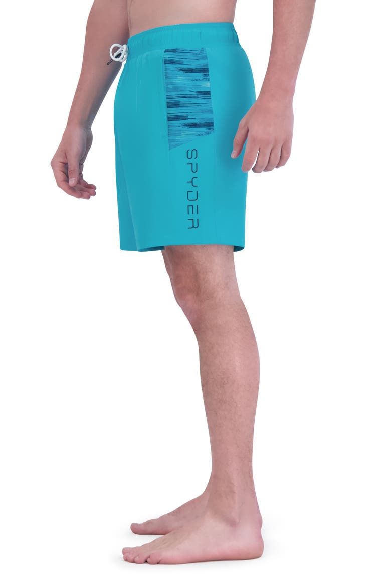 7-Inch Volley Swim Shorts, Alternate, color, PEACOCK
