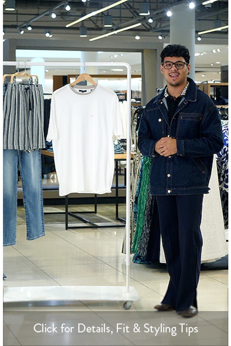 Loose Knit Double Collar Crewneck T-Shirt video