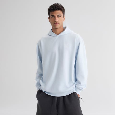 Men's Fanatics Light Blue Detroit Lions Clutch Tri-Blend Hoodie
