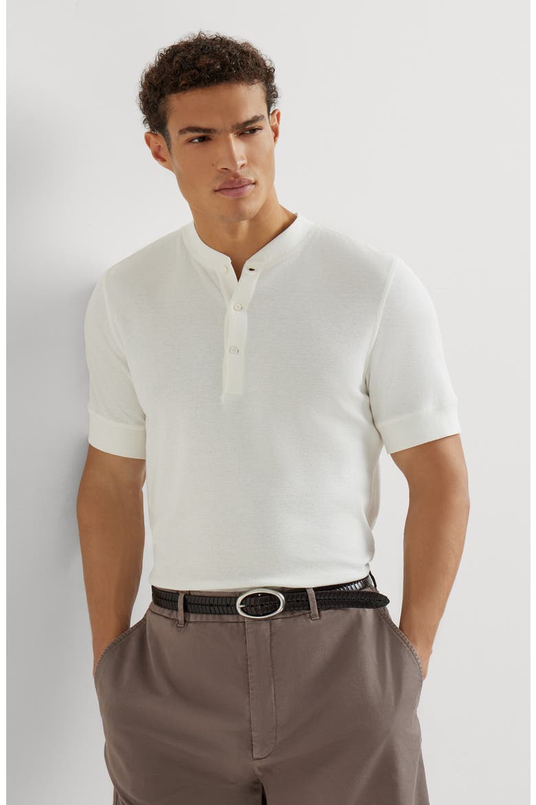 Cotton jersey T-shirt, Alternate, color, Off-White
