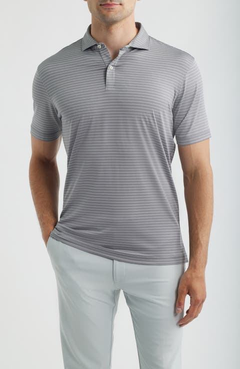 Beau Stripe Performance Polo