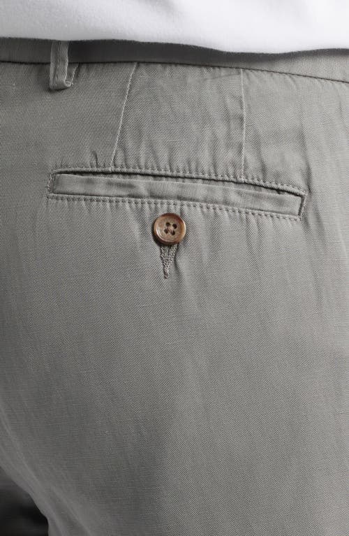 Scott Barber Flat Front Shorts In Sharkskin