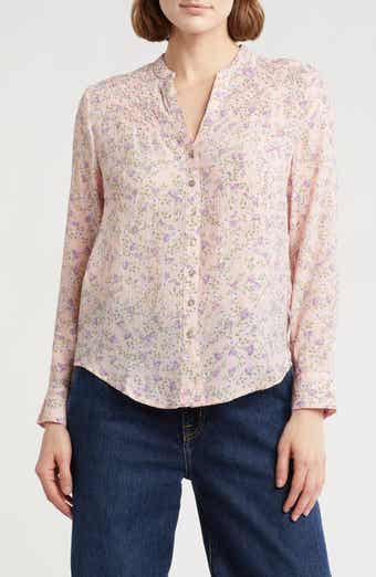 Nanette Lepore Long Sleeve Button-Up Top