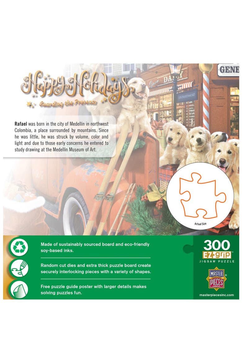 Guarding the Presents 300pc Puzzle, Alternate, color, Multicolor