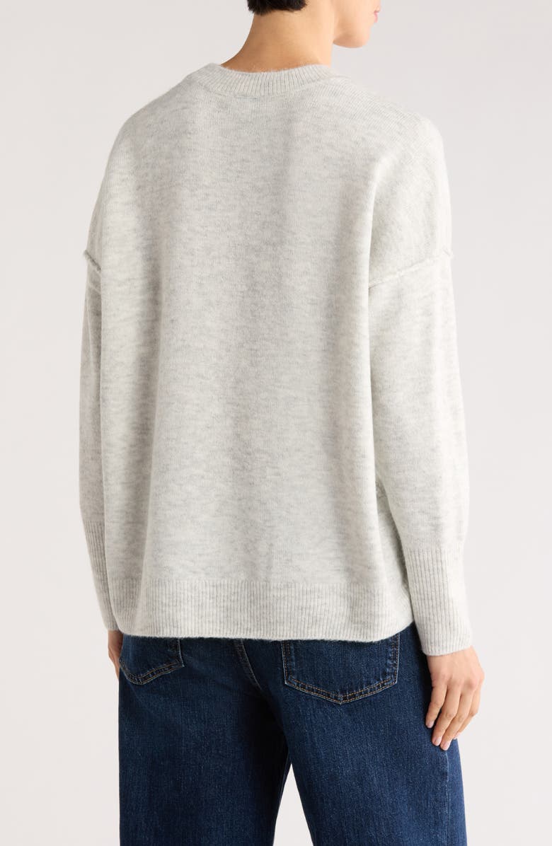 CeCe Merrier with Mimosas Sweater, Alternate, color, Jazz Club Glamour Red