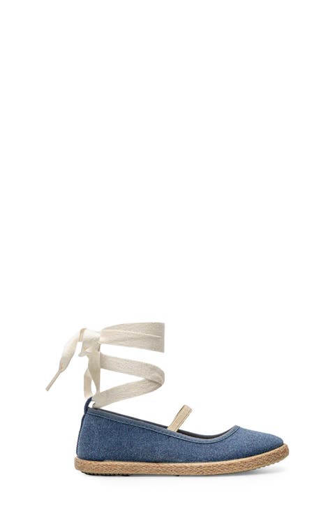 Kids' Maca Ankle Wrap Espadrille Flat (Walker, Toddler, Little Kid & Big Kid)