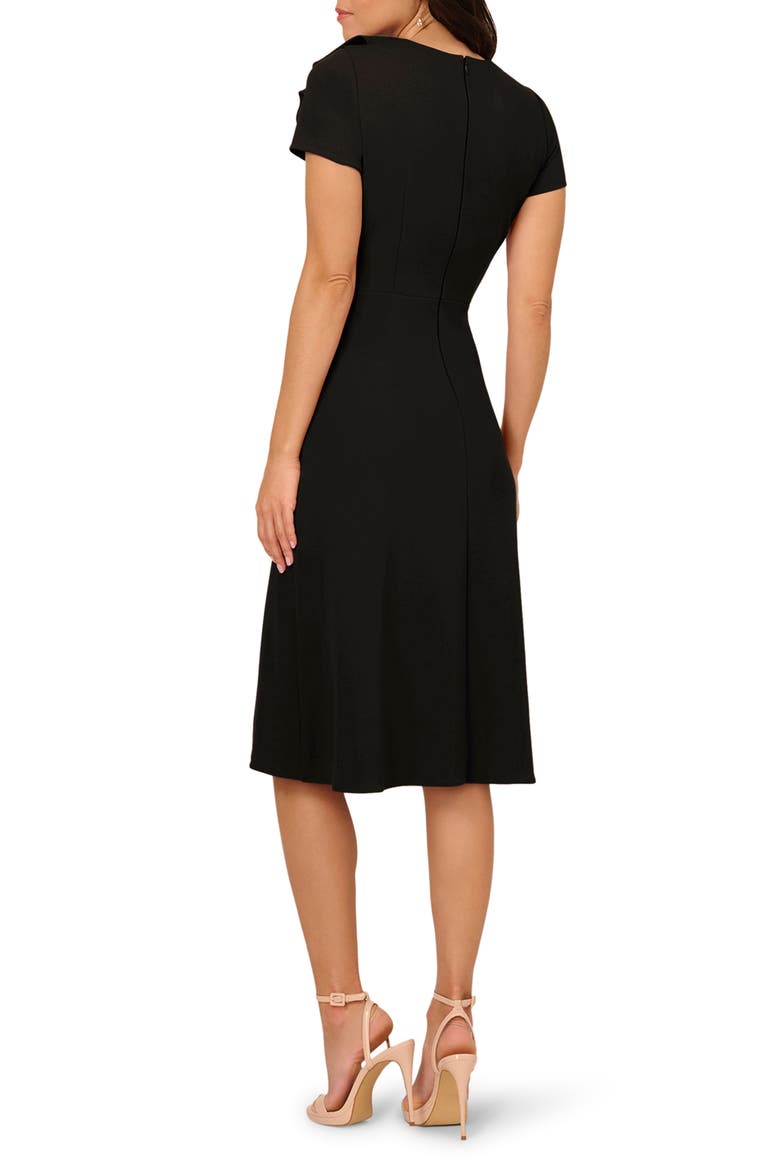 Ruffle Sheath Dress, Alternate, color, BLACK