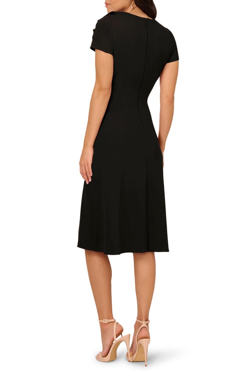 Adrianna Papell Ruffle Sheath Dress, Alternate, color, Black