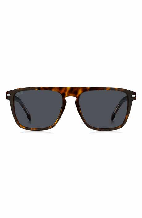 BOSS 56mm Flat Top Sunglasses