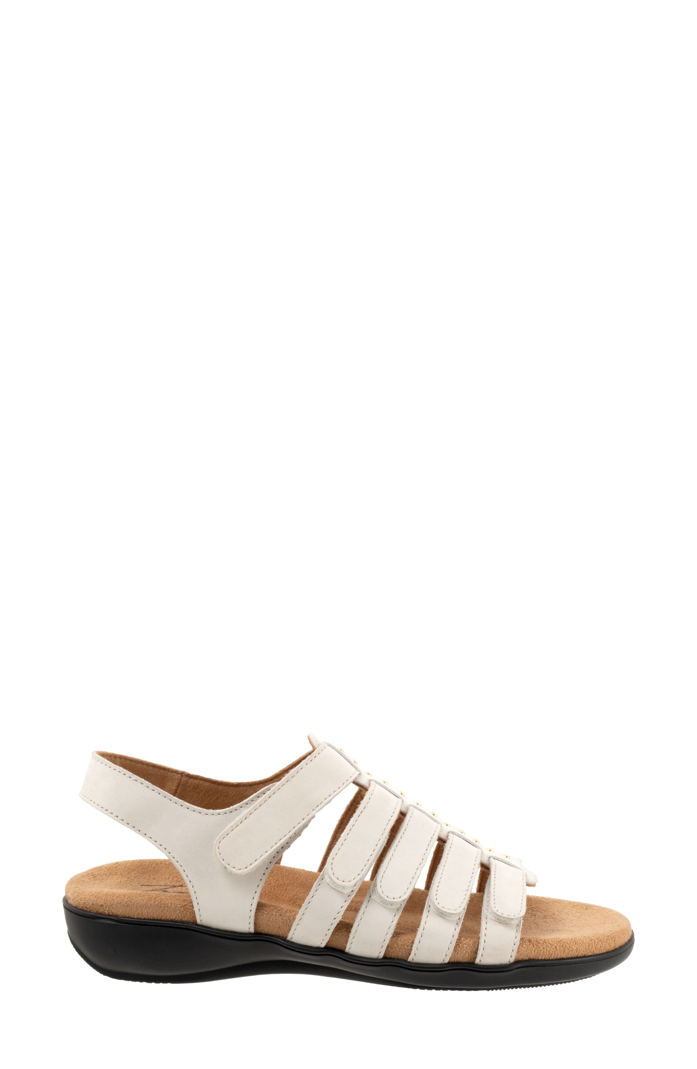 Riki Studs Slingback Sandal, Alternate, color, WHITE NUBUCK