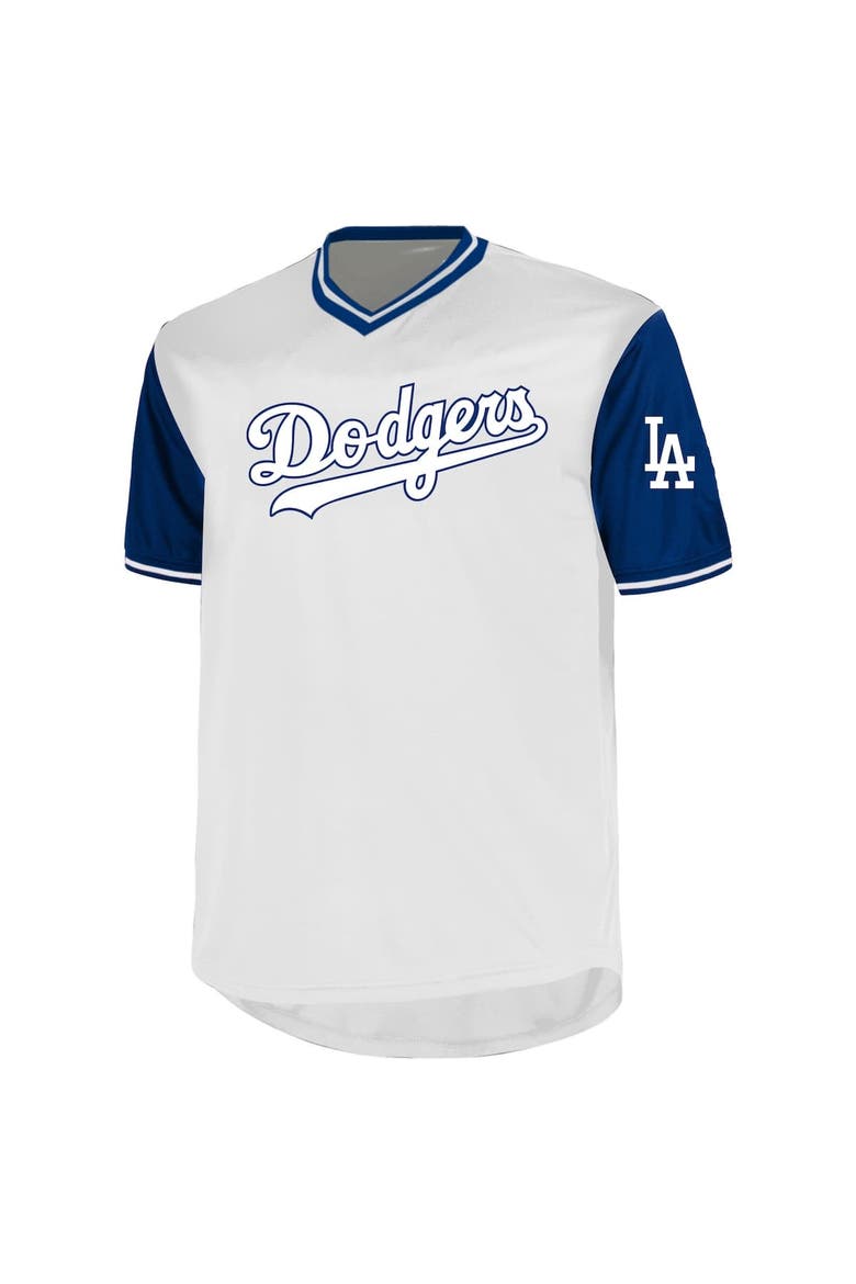 Men's Profile Shohei Ohtani White Los Angeles Dodgers Big & Tall Name & Number Birdeye V-Neck T-Shirt, Alternate, color, White
